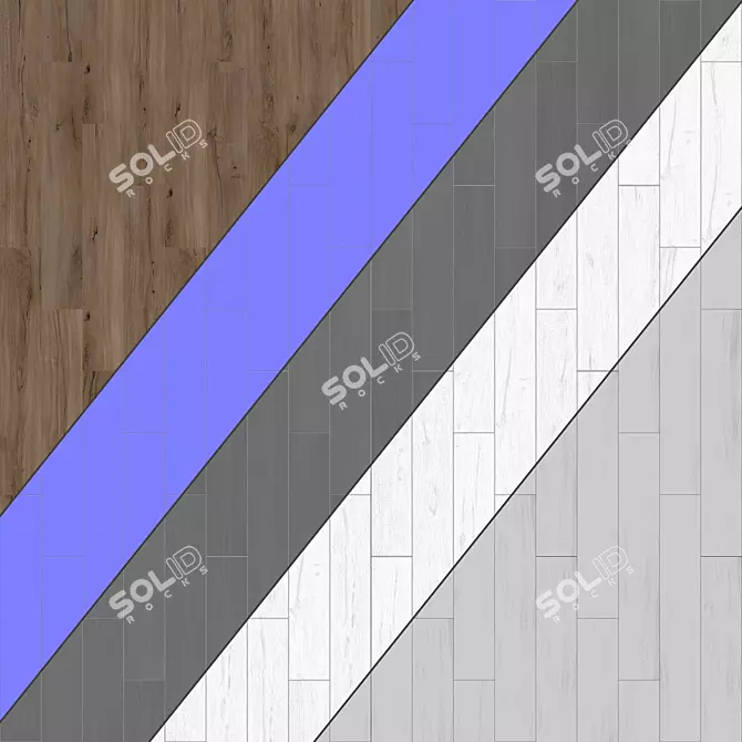 Parquet 03: Standard Herringbone PBR 4k Texture 3D model image 3