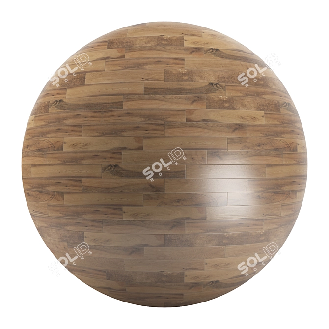 Parquet 04 - PBR Patterns, 4k Texture, Multiple Formats 3D model image 1