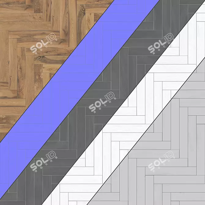 Parquet 04 - PBR Patterns, 4k Texture, Multiple Formats 3D model image 4