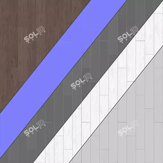 Parquet 10: Standard & Herringbone Patterns, PBR Textures & Multiple file formats 3D model image 3