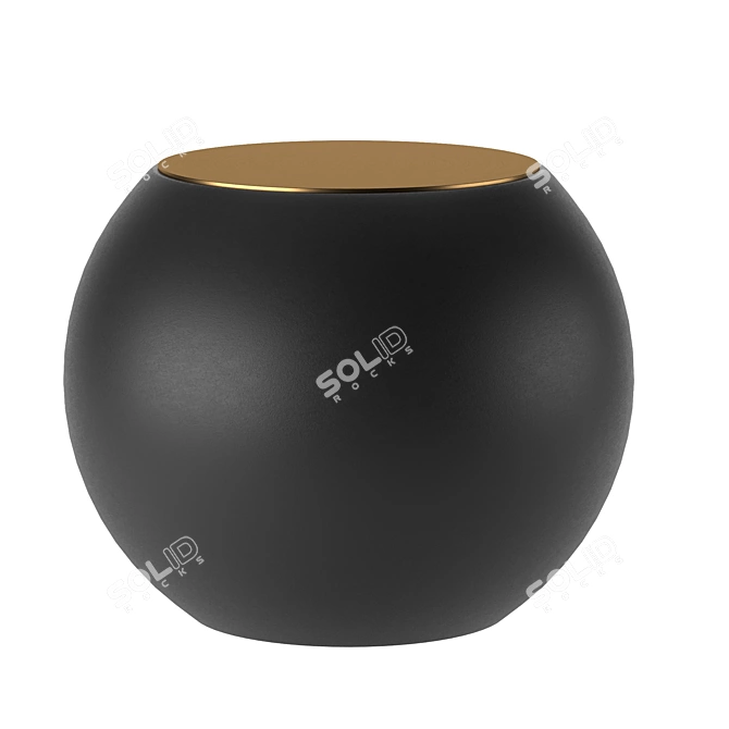 Modern 2-Piece Coffee Table Set 3D model image 2