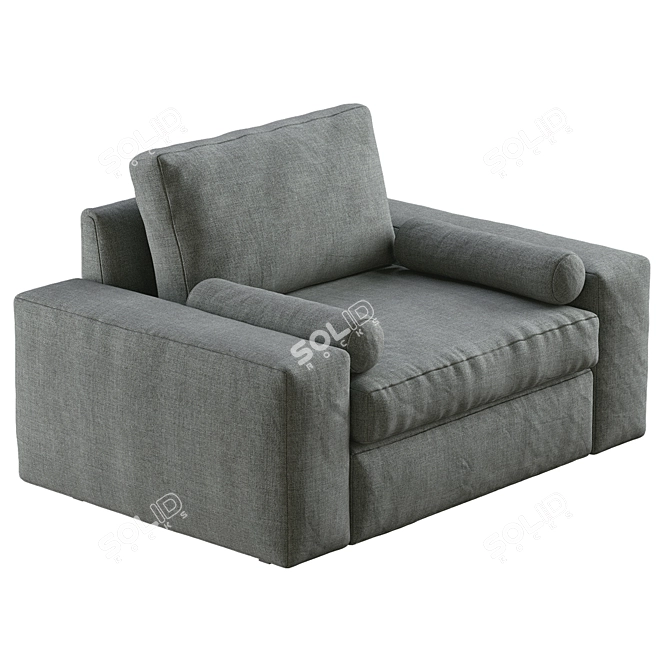 Ikea Kivik Armchair: Version 2 3D model image 8