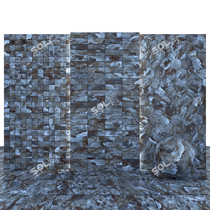 Lifarm Gray Geranite: Versatile, High-Quality Tiles 3D model image 2