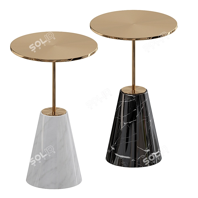 Elegant Bund Coffee Table 3D model image 3