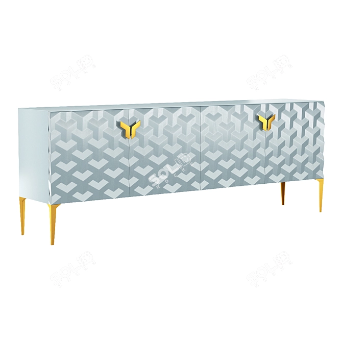 Elegant Triny Sideboard by Jetclass 3D model image 3