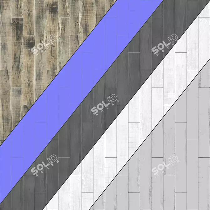 Parquet 11 - Standard & Herringbone Patterns with PBR Textures and Multiple Formats 3D model image 3