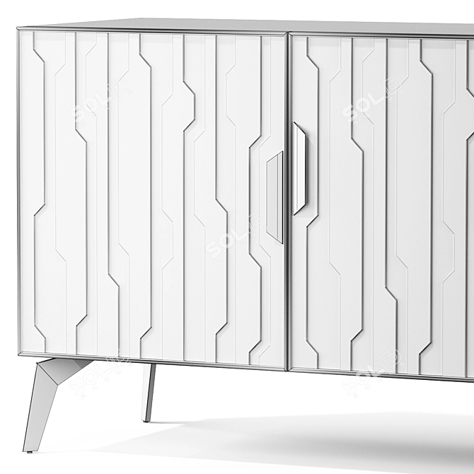 Modern Louisa Sideboard: Functional Elegance 3D model image 3