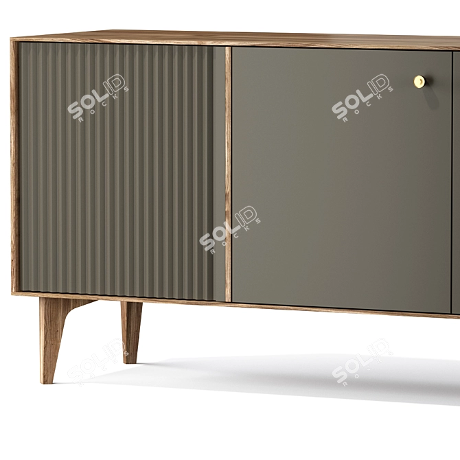 Elegant Elita Sideboard: Stylish Storage Solution 3D model image 2