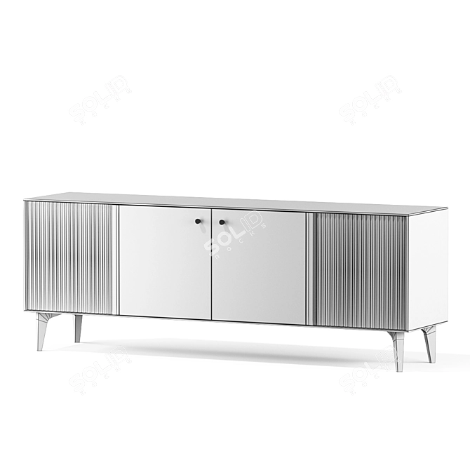 Elegant Elita Sideboard: Stylish Storage Solution 3D model image 4