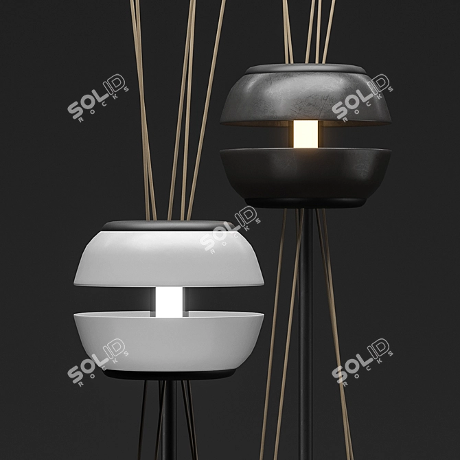 Modern Illumination: Villeroy & Boch Floor Lamp 3D model image 2