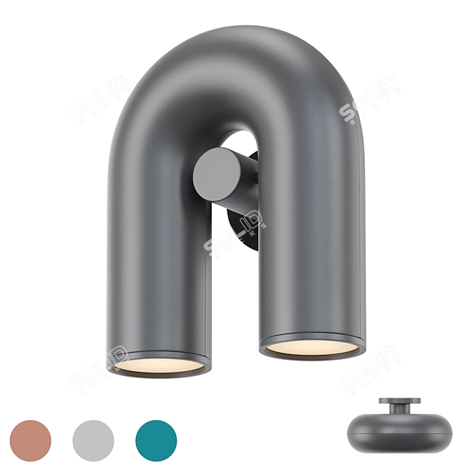 Ago Cirkus Wall - Modern Wall Sconce 3D model image 1