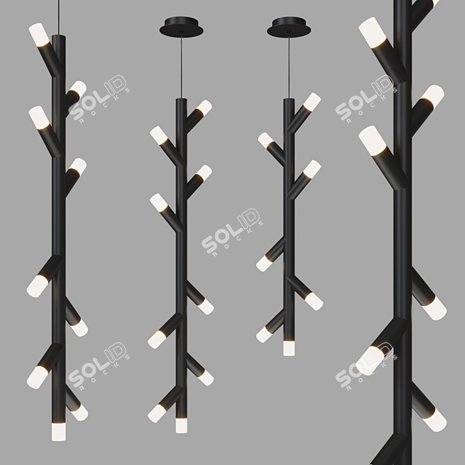 Sleek Inari Lamp: Elegant Lighting Solution 3D model image 1