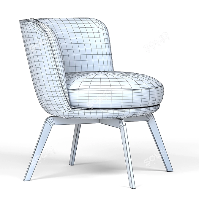 Modern Rolf Benz 562 Sofa 3D model image 5