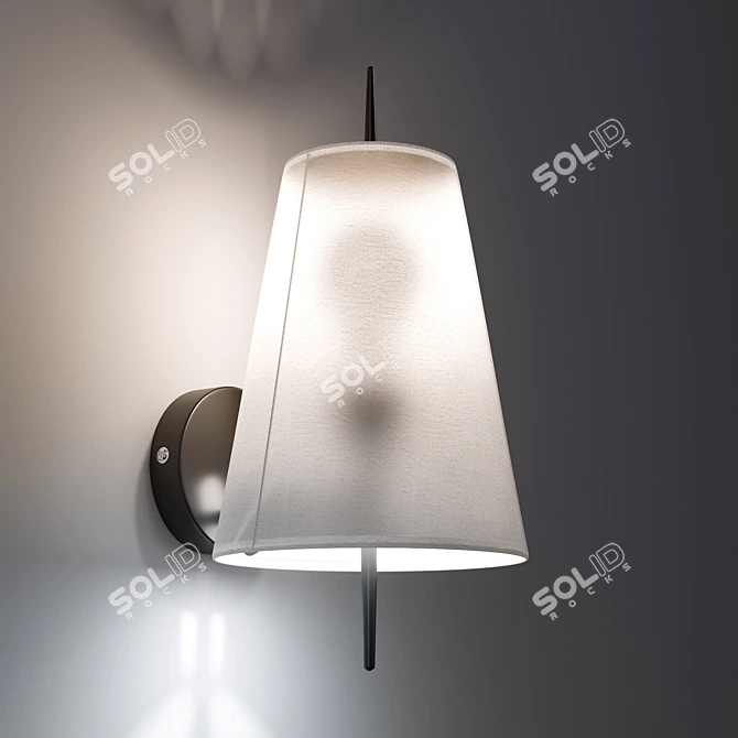 Jouanico Bronze Metal Lamp 3D model image 5