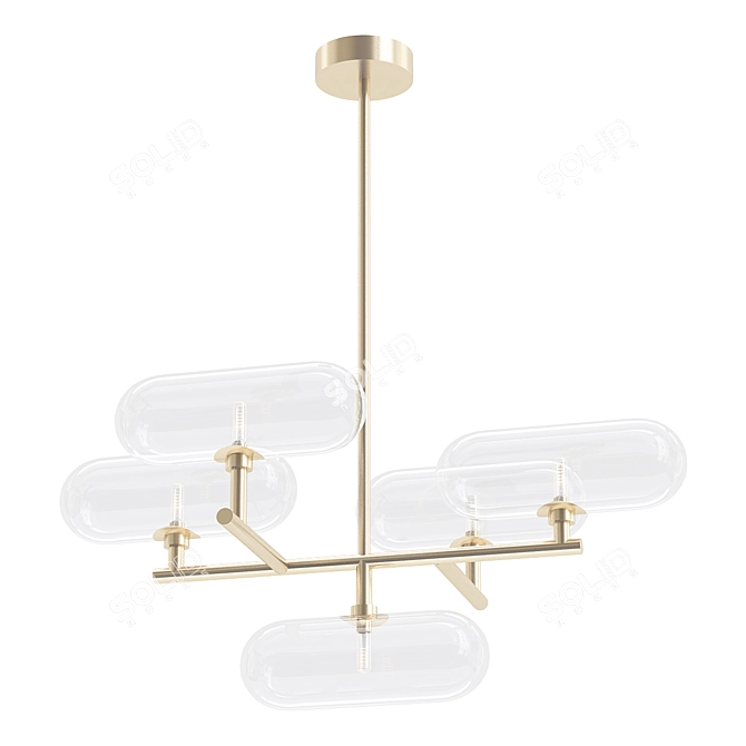 Elegant Floating Lamp: DIRIGEABLE 3D model image 1