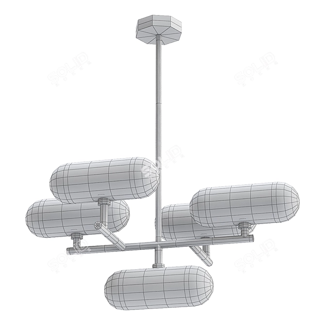 Elegant Floating Lamp: DIRIGEABLE 3D model image 2