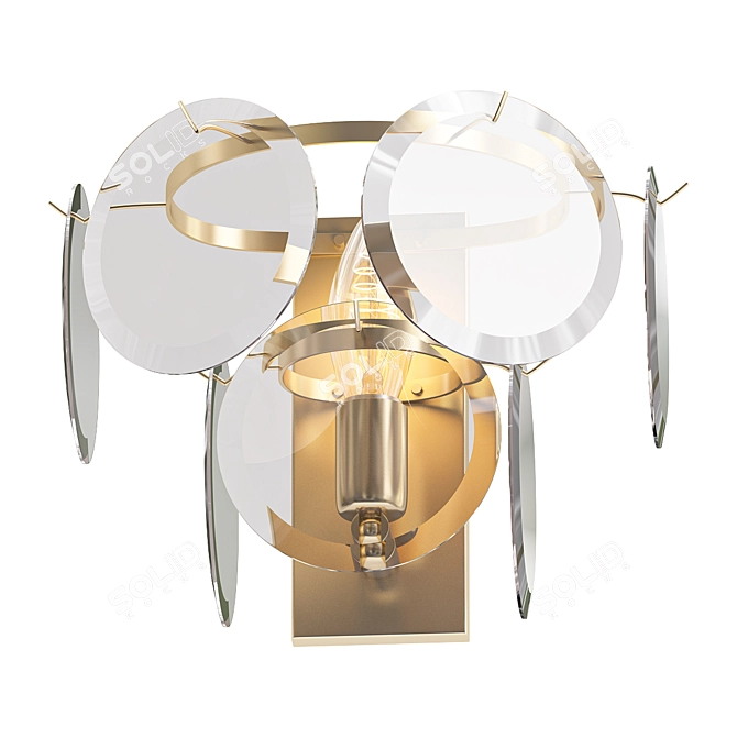 Sleek Verle B Wall Lamp 3D model image 3