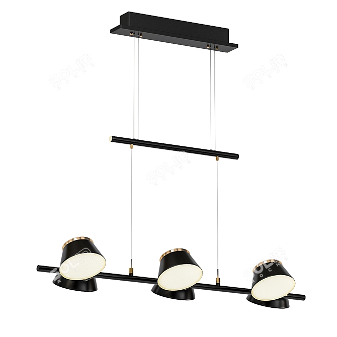 Modern Elegance Pendant Light 3D model image 1
