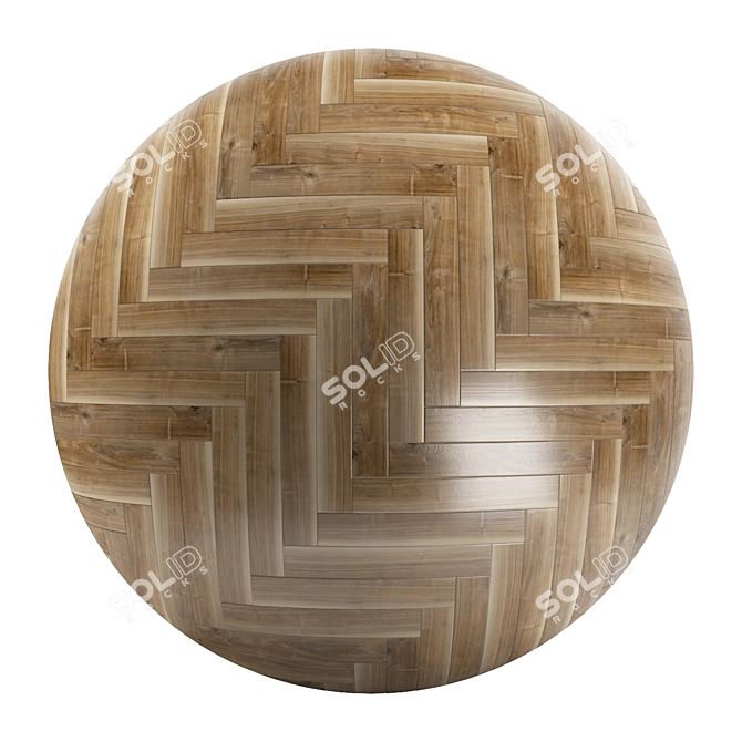 Premium Parquet 22: Seamless 4k Patterns 3D model image 2