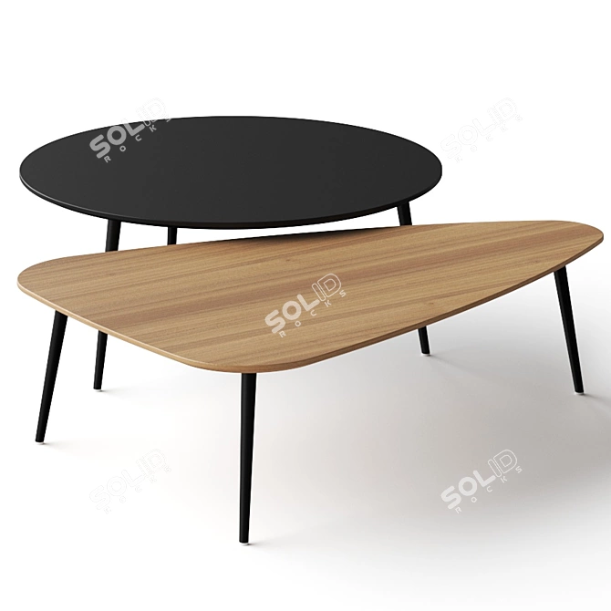 Modern Coedition Soho Coffee Tables 3D model image 1