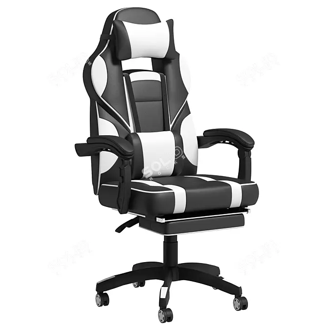 Challenger Gaming Chair: Ultimate Comfort and Style! 3D model image 1