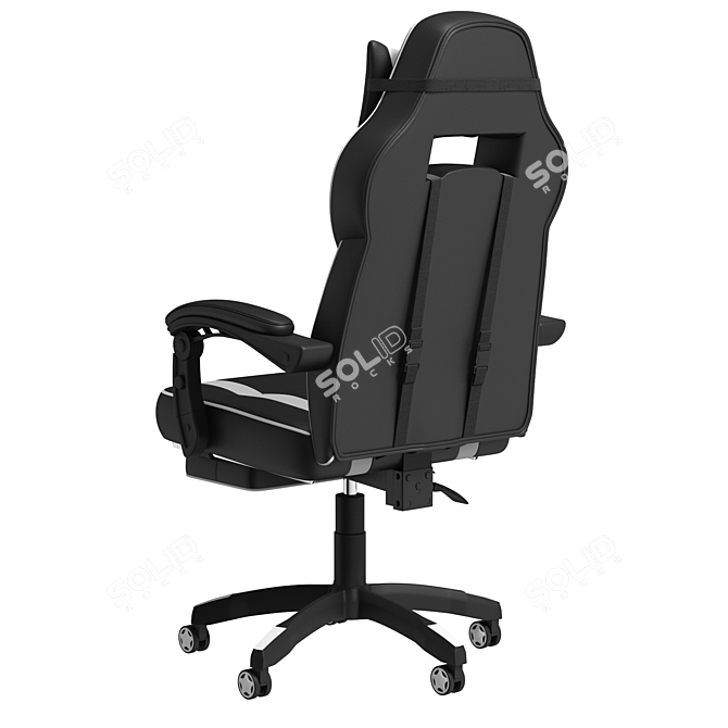 Challenger Gaming Chair: Ultimate Comfort and Style! 3D model image 2