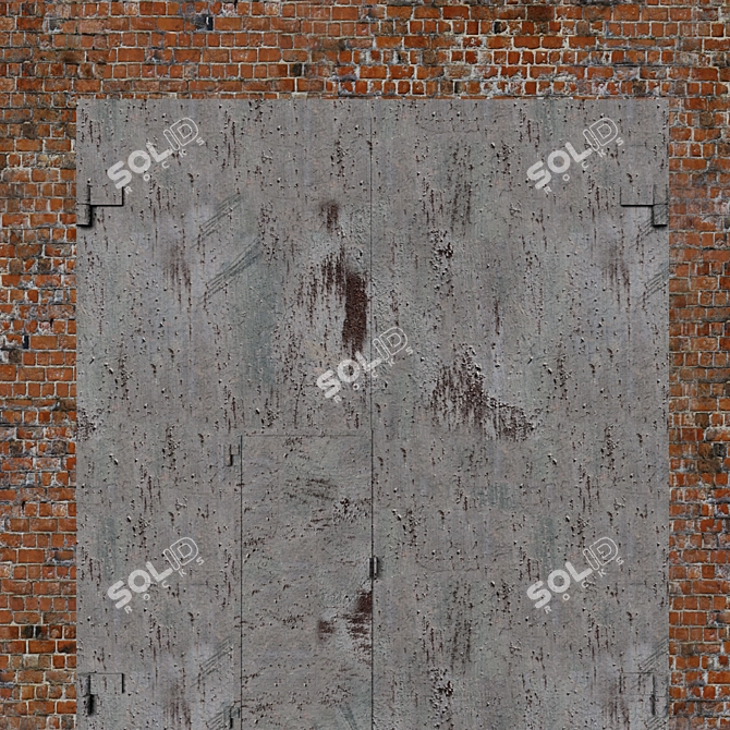 Antique Brick Boiler Room 3D model image 6