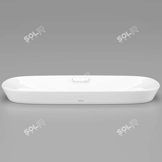 TOTO Neorest Semi-Recessed Sink 3D model image 2