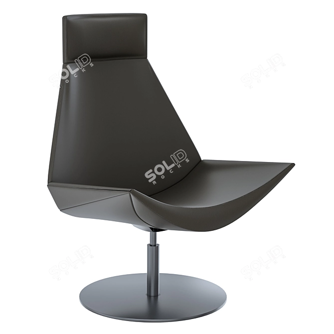 Synergy Lounge Chair 3D model image 2