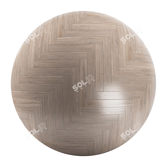 Parquet 29: Seamless PBR Patterns 3D model image 2