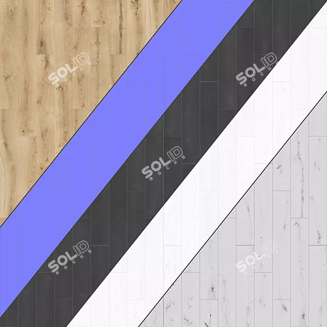 Parquet 32 - Standard & Herringbone Patterns, PBR Textures, Multiple Formats 3D model image 3