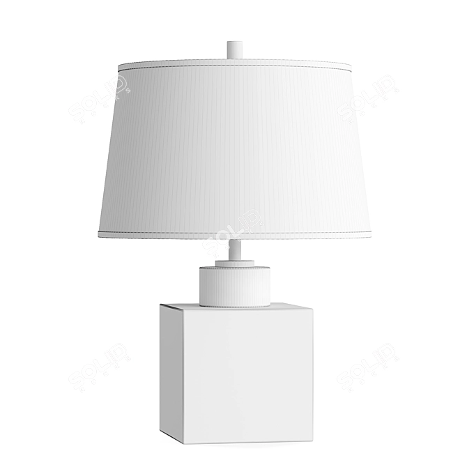 Canaan Marble Table Lamp 3D model image 4
