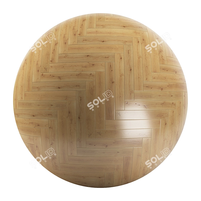 Parquet 33: Seamless PBR Patterns 3D model image 2