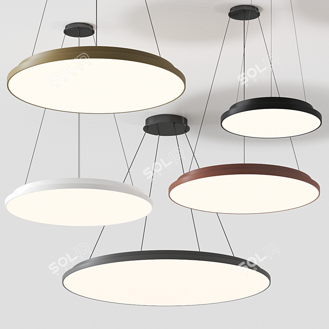 Lightnet Basic-Y7/X7 Pendant Light 3D model image 2