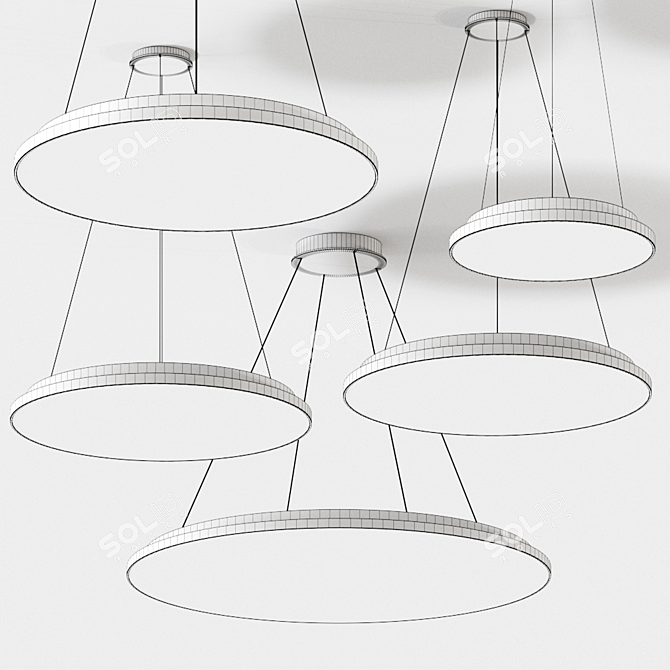 Lightnet Basic-Y7/X7 Pendant Light 3D model image 3