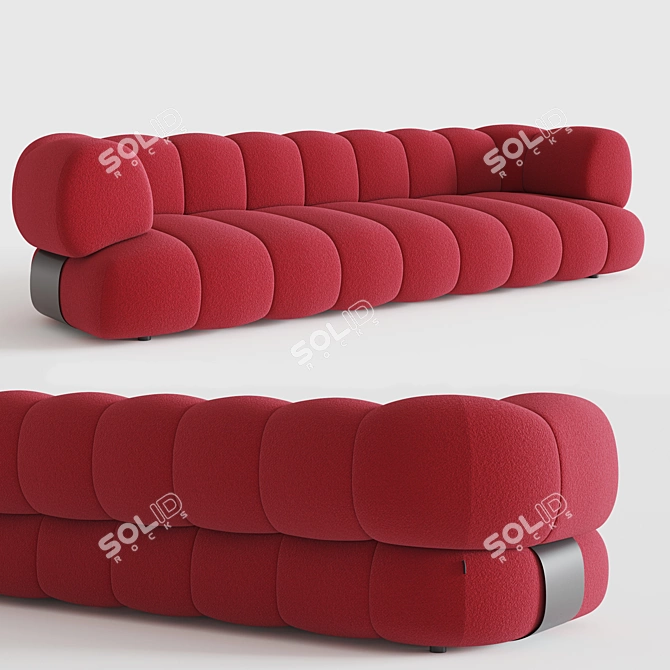 Elegant Roche Bobois Sofa 3D model image 1