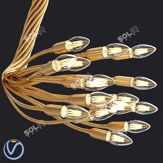 Turciù 16: Versatile Ceiling Lighting 3D model image 3
