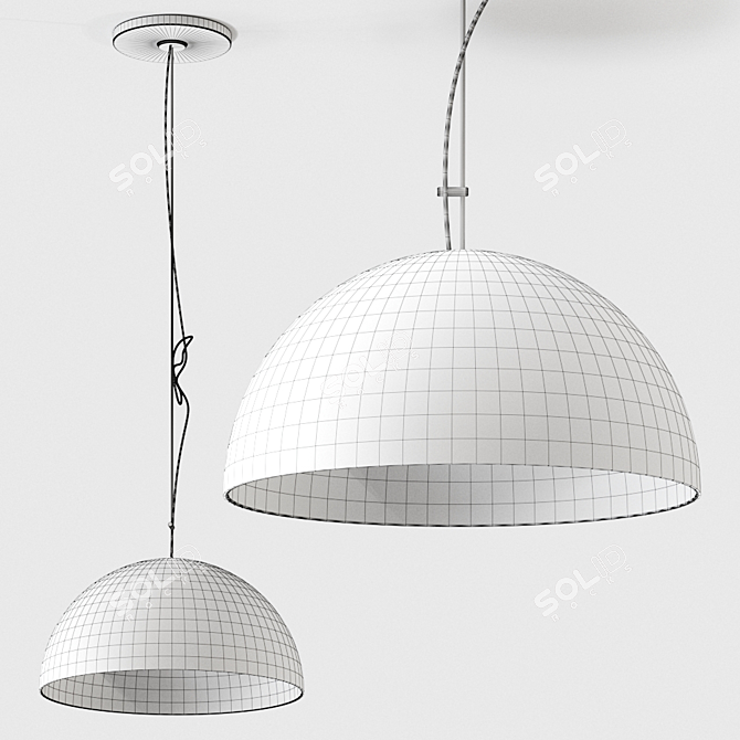 Regal Glow Pendant Lamp by mammalampa 3D model image 2