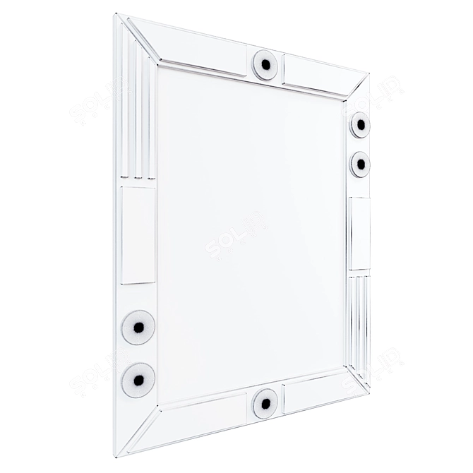 Versatile Mirror for Scandinavian, Provence, Chalet, Country, and Mediterranean Styles 3D model image 3