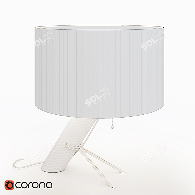 Timeless Elegance: Londres Table Lamp 3D model image 3