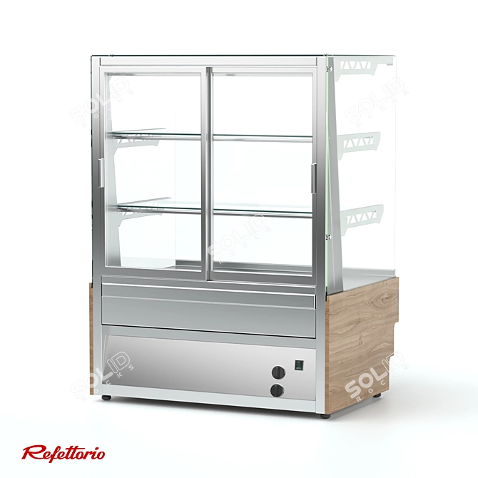 Refettorio RKC 21A: Precision Display for Chilled Confections 3D model image 2