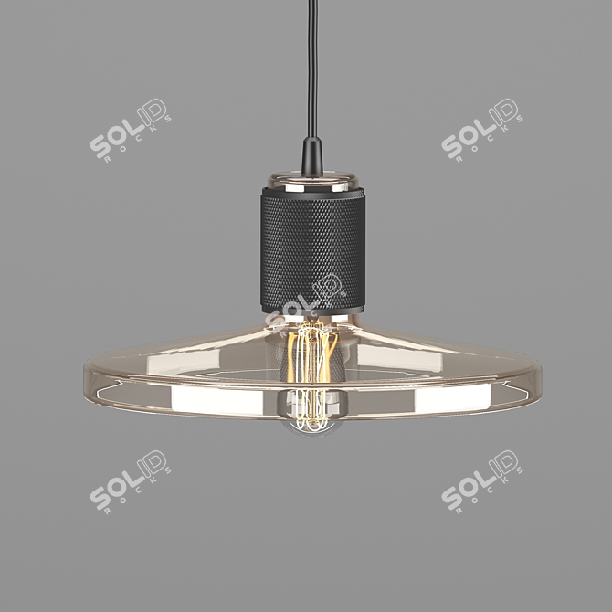 Illuminate - Glass Pendant Light 3D model image 1