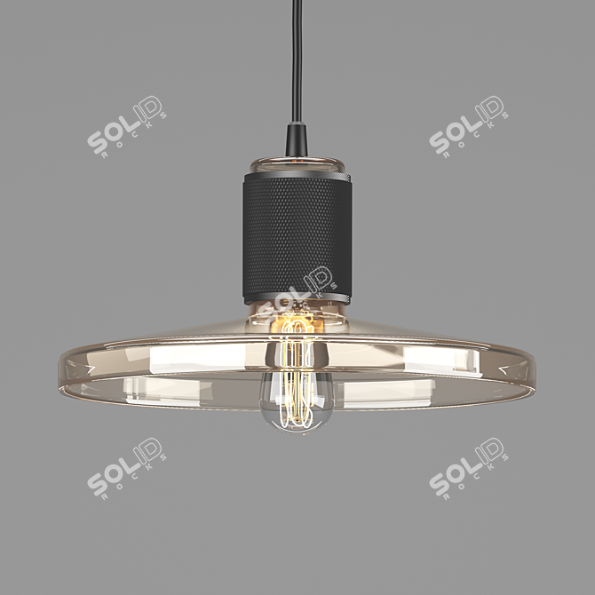 Illuminate - Glass Pendant Light 3D model image 2