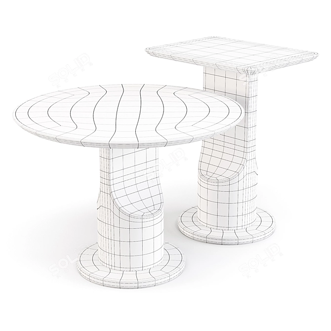 Bolia Sprout: Organic and Playful Coffee and Side Tables 3D model image 3