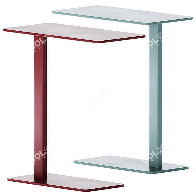 Sleek Sibi D Side Table 3D model image 2