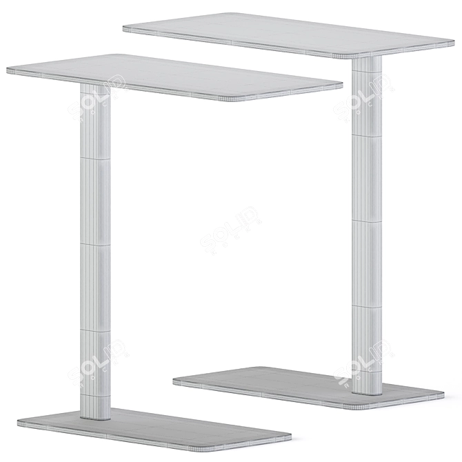 Sleek Sibi D Side Table 3D model image 3