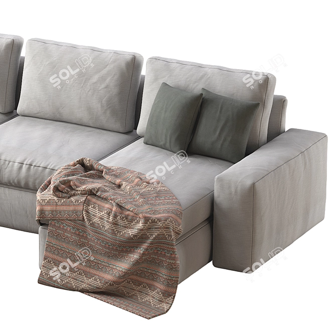 Modern Kivik Sofa: Comfortable & Stylish 3D model image 4