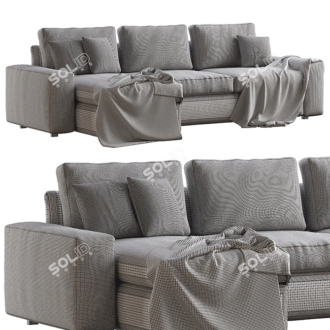 Modern Kivik Sofa: Comfortable & Stylish 3D model image 5