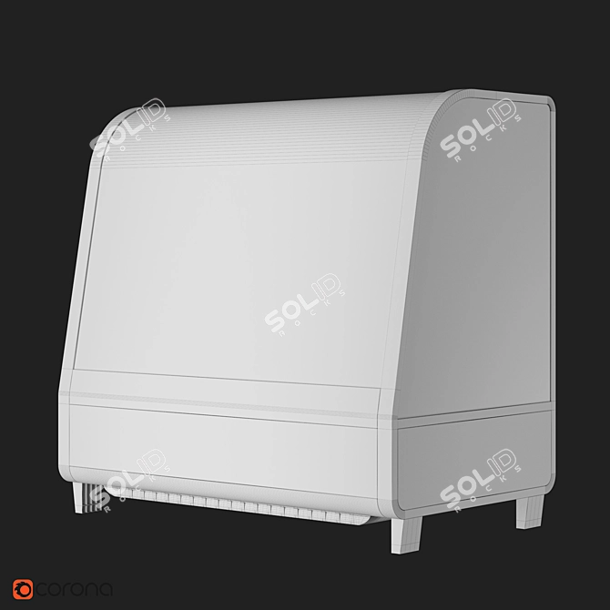 Stalgast Frosty Display Case 3D model image 3