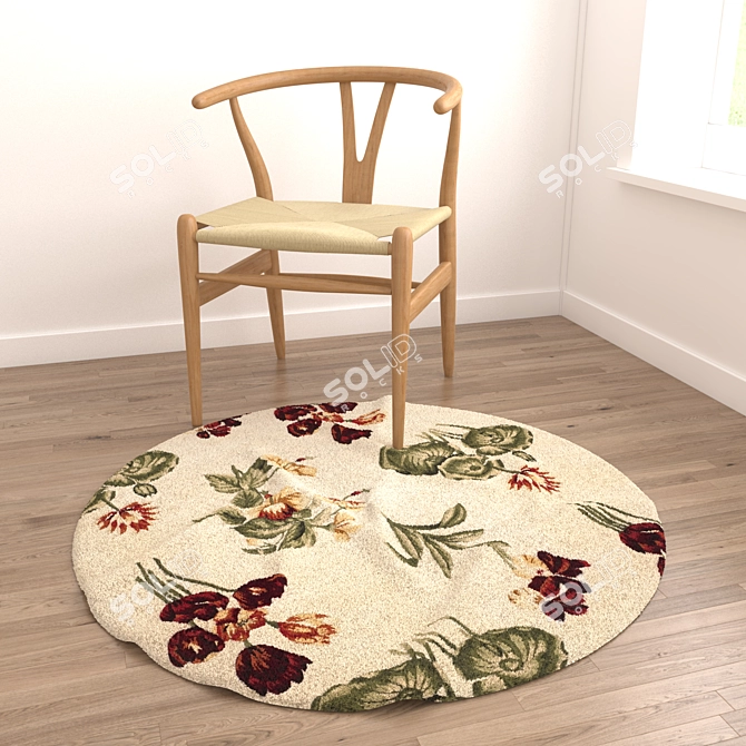 Variety Rug Set - 8 Designs 3D model image 2